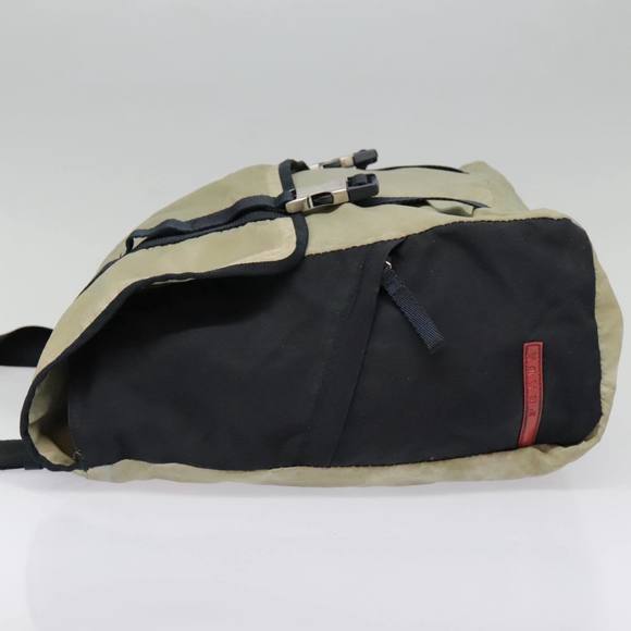 PRADA Sports Shoulder Bag Nylon Beige Auth bs18199 - Picture 4 of 16